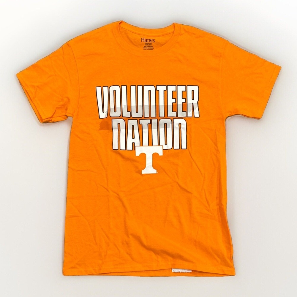 Tennessee Volunteers T-Shirt Mens Small "Volunteer Nation" Cotton Crew Neck Tee